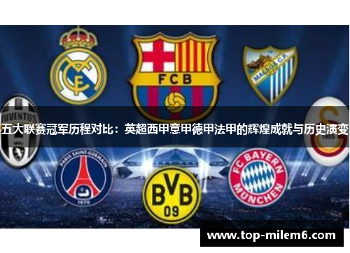 五大联赛冠军历程对比：英超西甲意甲德甲法甲的辉煌成就与历史演变