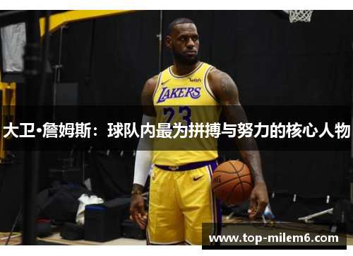 大卫·詹姆斯：球队内最为拼搏与努力的核心人物